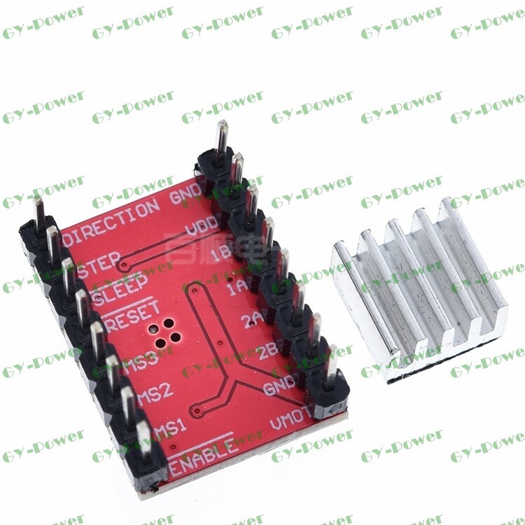 1PCS A4988 Compatible Stepper Stepstick Motor Divers Module with Heatsink for 3D
