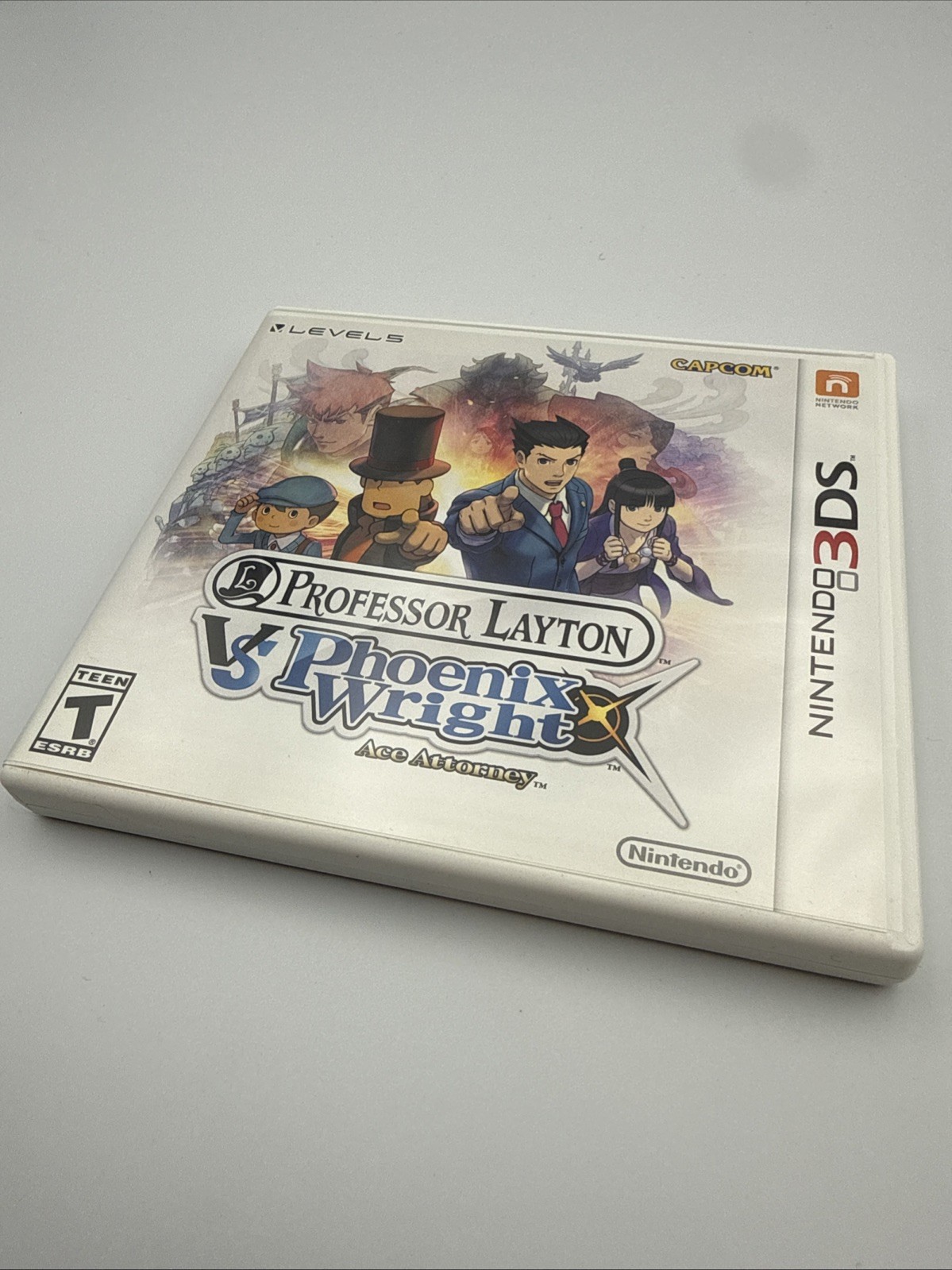 Professor Layton vs. Phoenix Wright Ace Attorney Nintendo 3DS Case+Manual Only