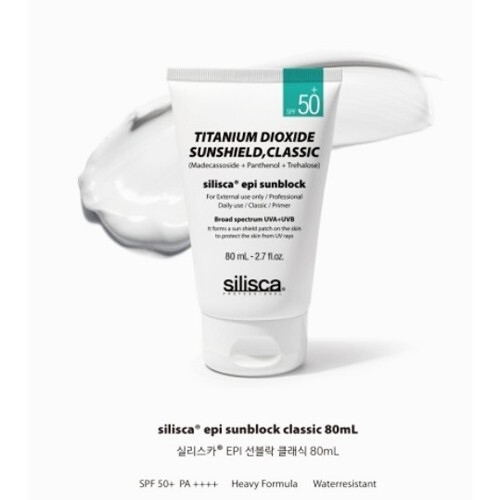 Silisca tIitanium dioxide sunshield 80ml(classic and light)