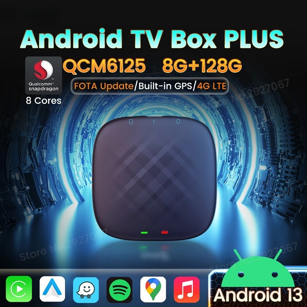 CarlinKit CarPlay Android TV Box (64GB/128GB) – CarPlay, Android Auto, 5G Wi-Fi