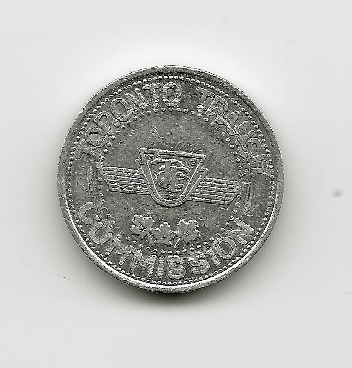 World Tokens - Canada Toronto Transit Token Comission ND 1978
