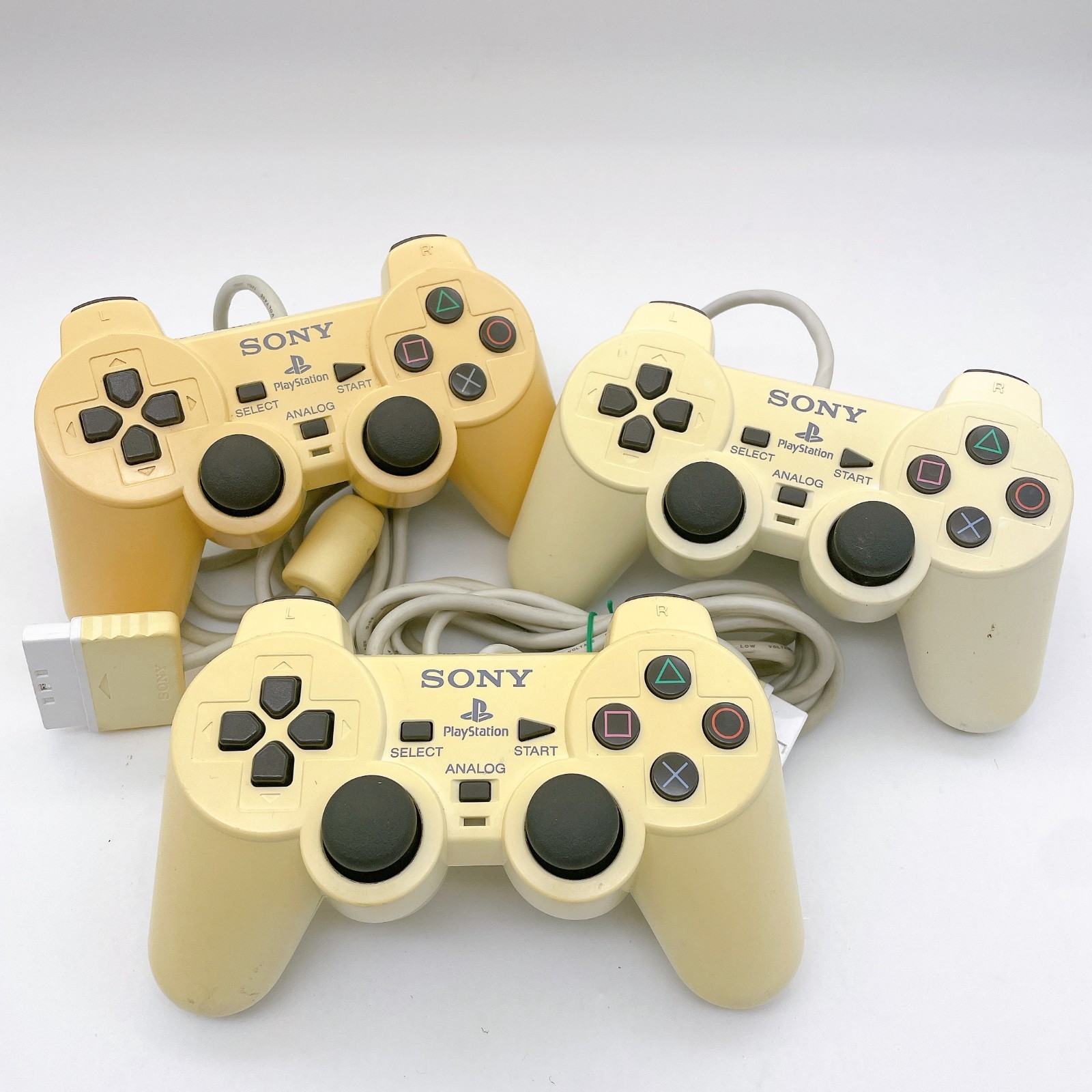 PS2 DualShock OEM SCPH-10010 Sony PlayStation 2 White Controller Yellowed Value