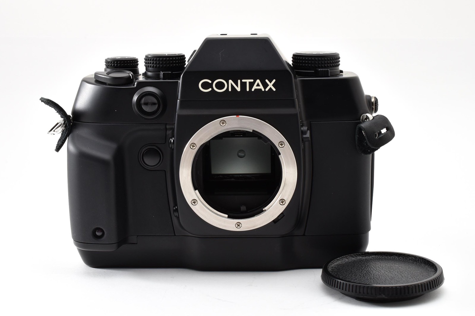 All Works [ MINT ] Contax AX SLR 35mm Film Camera Body Black CY Mount From JAPAN