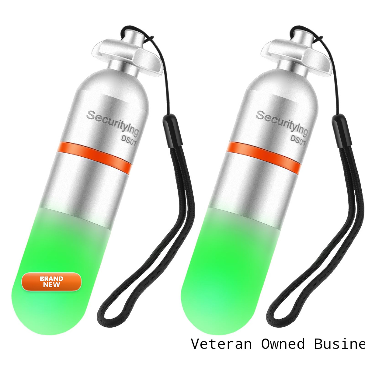 Securitying 2Pcs Scuba Dive Strobe Signal Light Mini Tank Light Night Dive