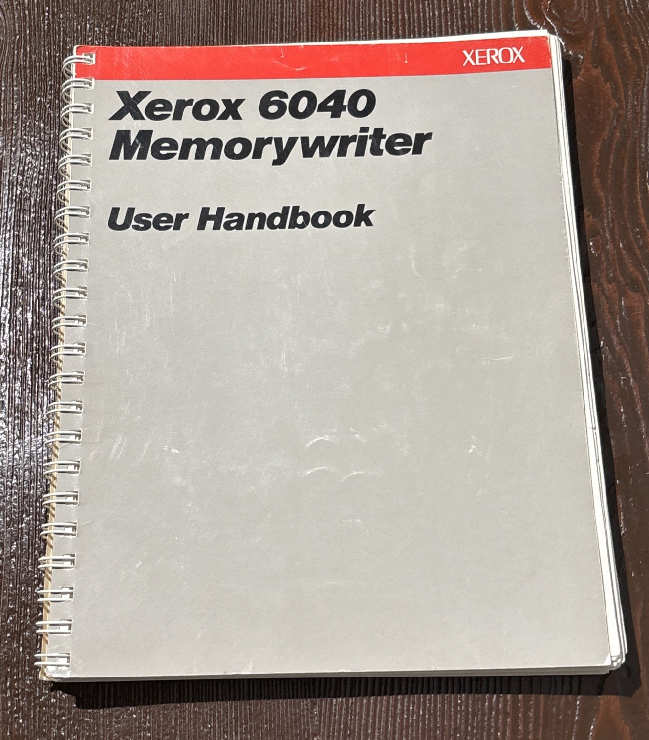 Vintage Xerox 6040 Memorywriter User Handbook 1987 Soft Cover Word Processing