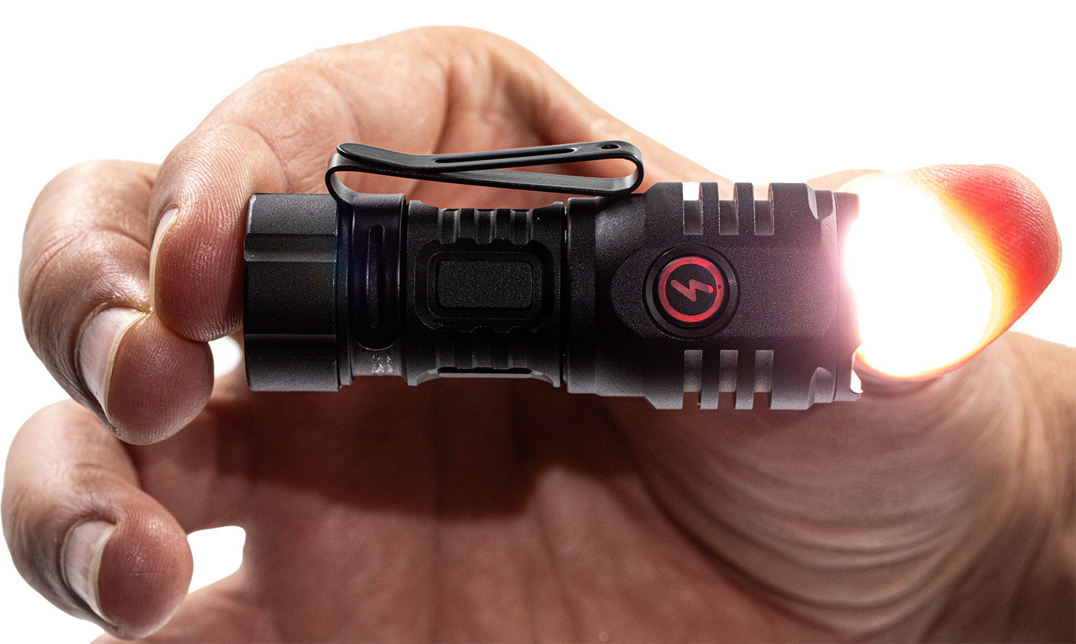 Lone Survivalist Bullet Mini Flashlight 1200 Lumens Black Brand New boxed