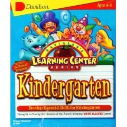 Learning Center Kindergarten PC CD learn count time numbers letters home school!