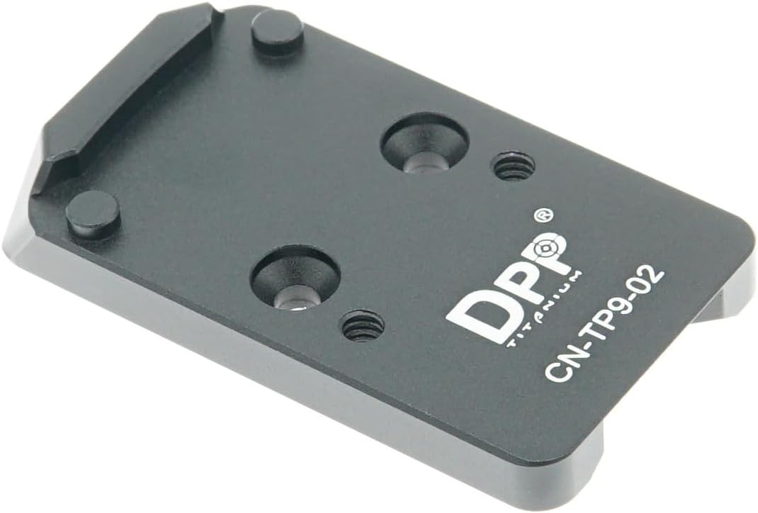 DPP Titanium Adapter Plate for Canik TP9/ SFX Rival Holosun 407/507C/508T...