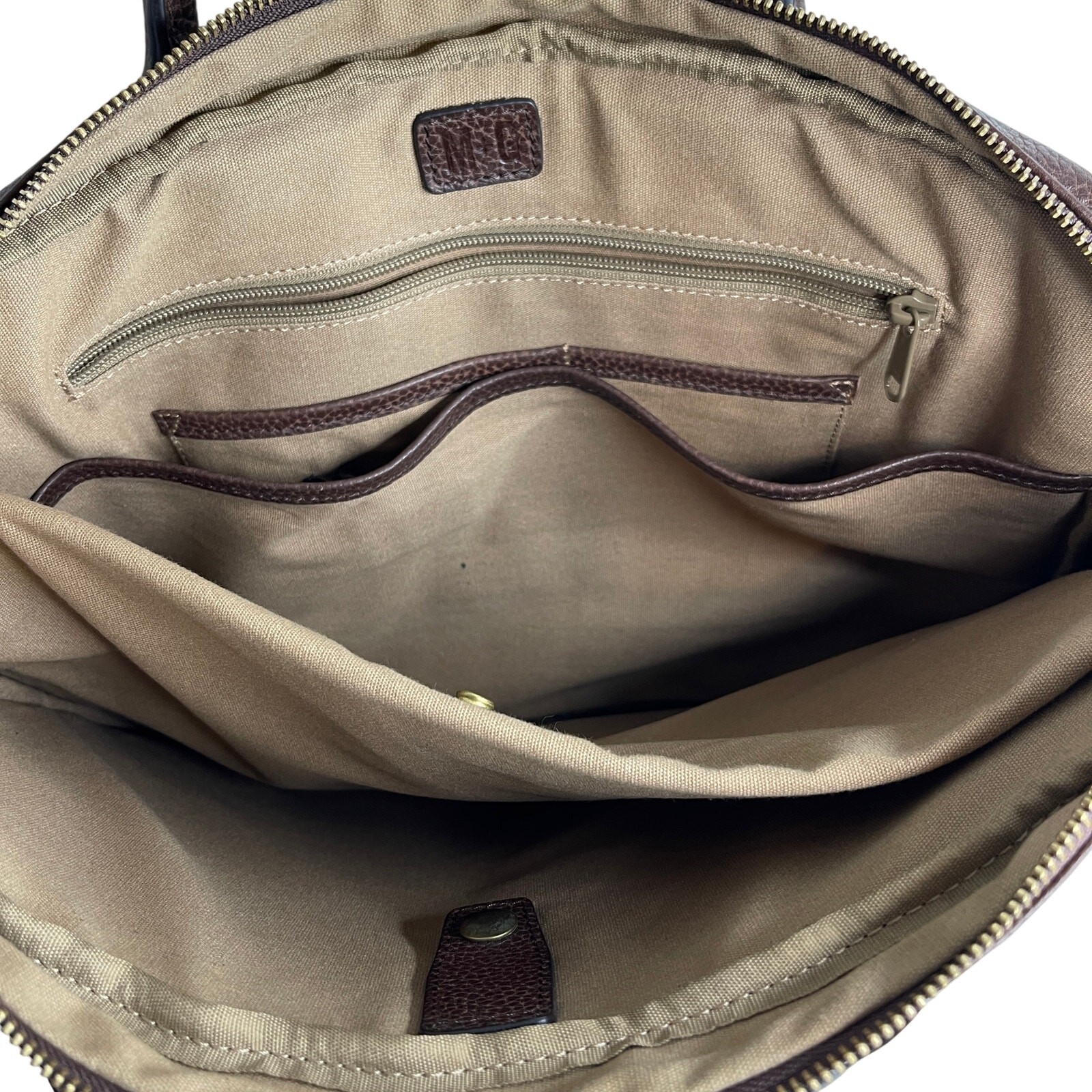 Mark & Graham 13”x17”x2” Harvey Leather Briefcase
