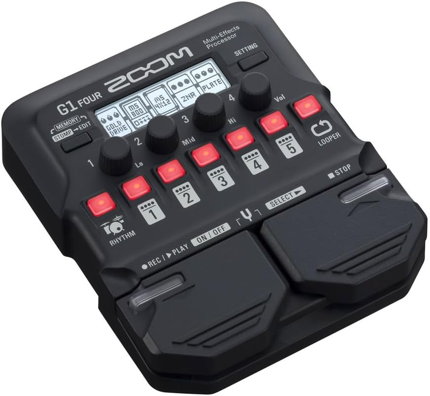 G1X FOUR Guitar Multi-Effects Processor with Expression Pedal, 70+ Effects & Amp