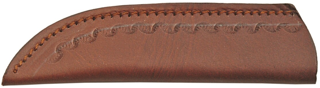 Sawmill Fixed Knife 3.5" Carbon Stainless Full Tang Blade Brown Pakkawood Handle