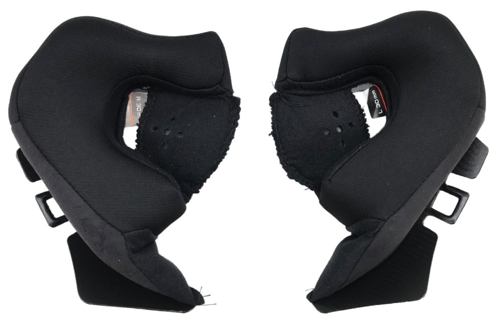 GMAX OF-87 Helmet Cheek Pads Black