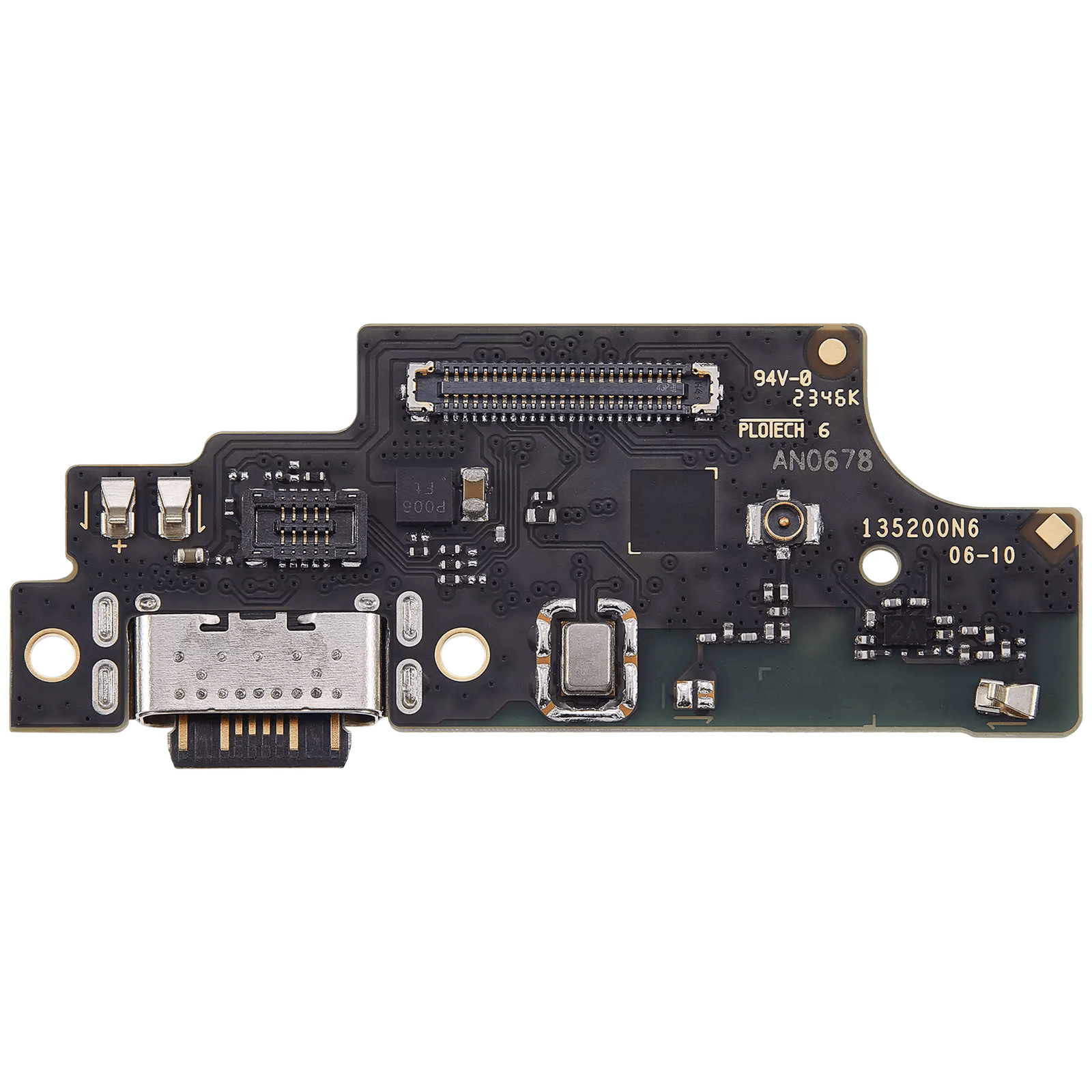 Charging Port With PCB Board Compatible For Xiaomi Redmi Note 13 Pro 4G