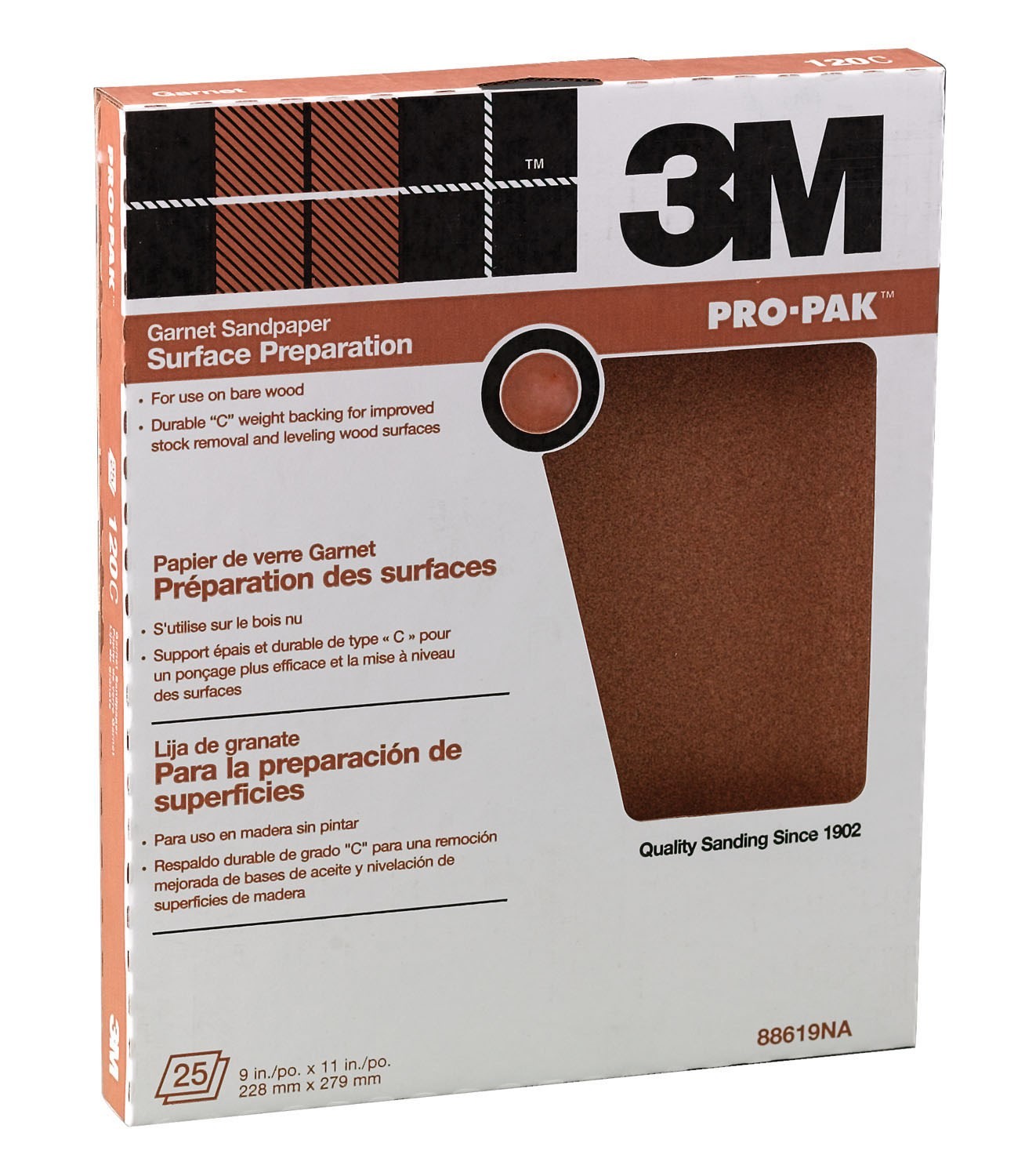 3M 88599 1500-Grit Ultra Fine Silicone Carbide Sandpaper 11 x 9 in.
