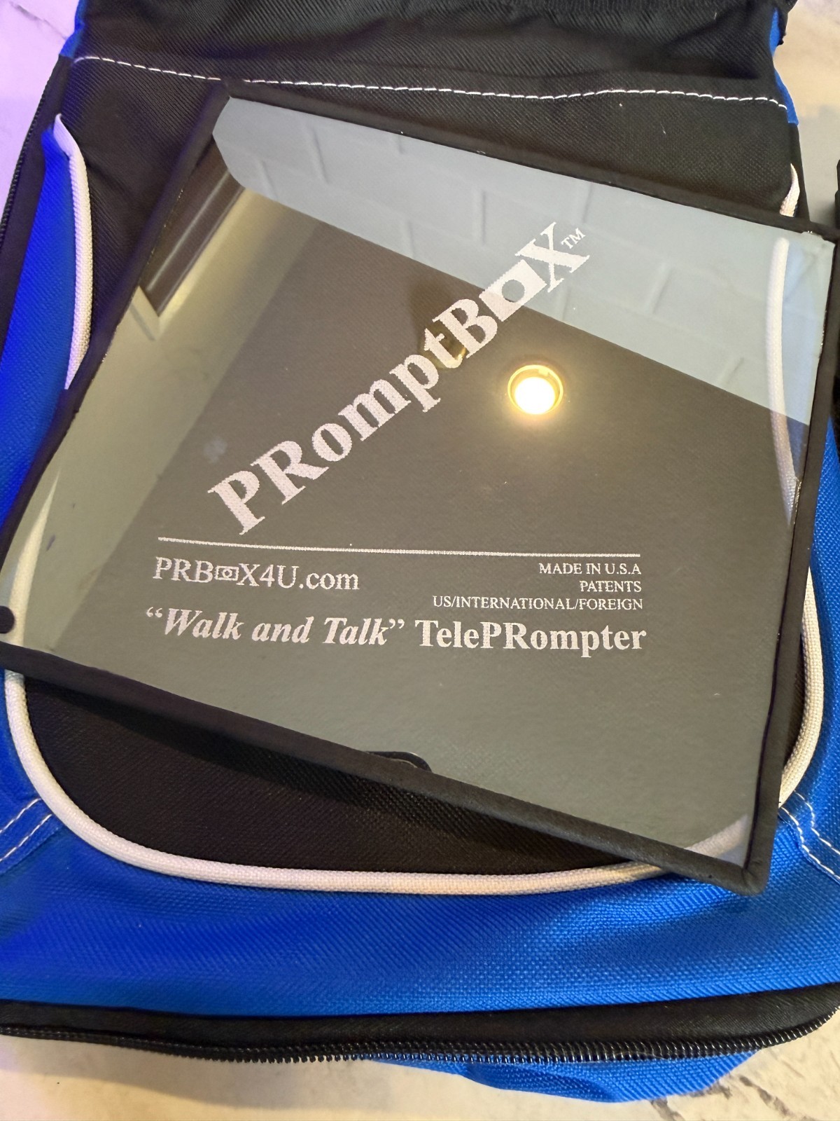 PRomptBox PRBOX4UCPRO Compact Folding Professional Teleprompter w/bag