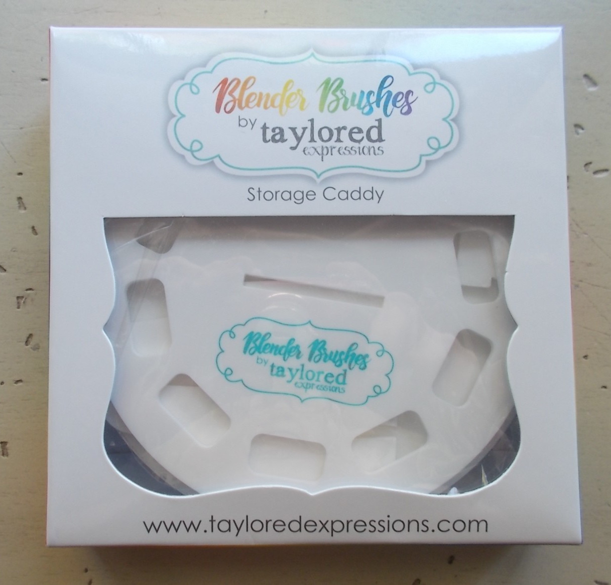 Taylored Expressions Blender Brushes Storage Caddy TESP14 New