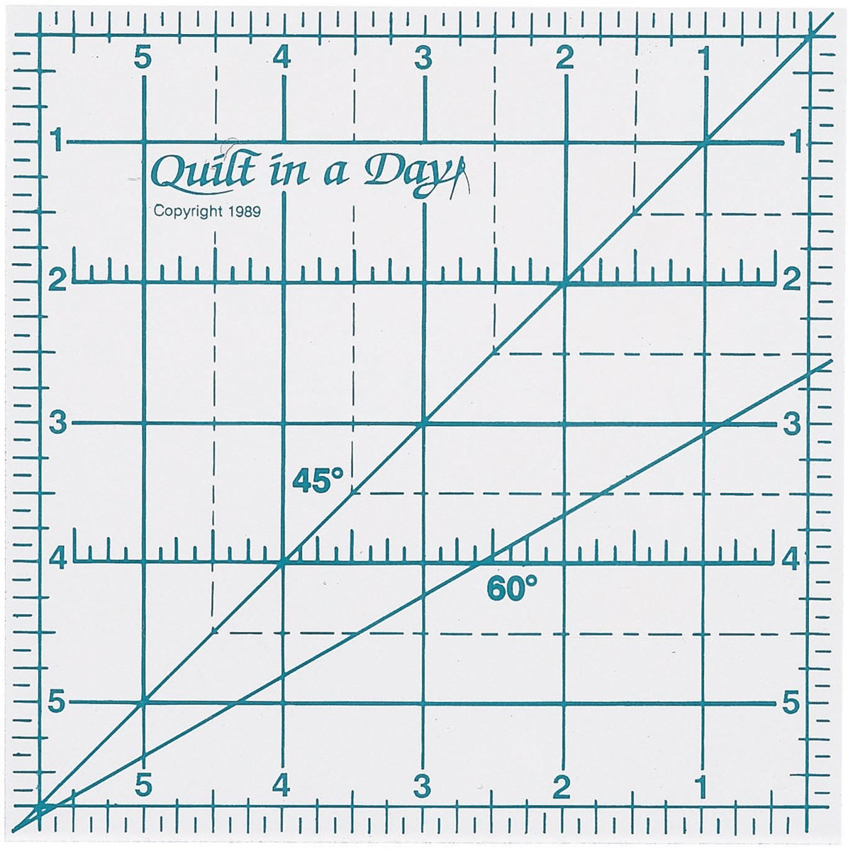 Quilt in A Day Ruler-6"X6" Clear