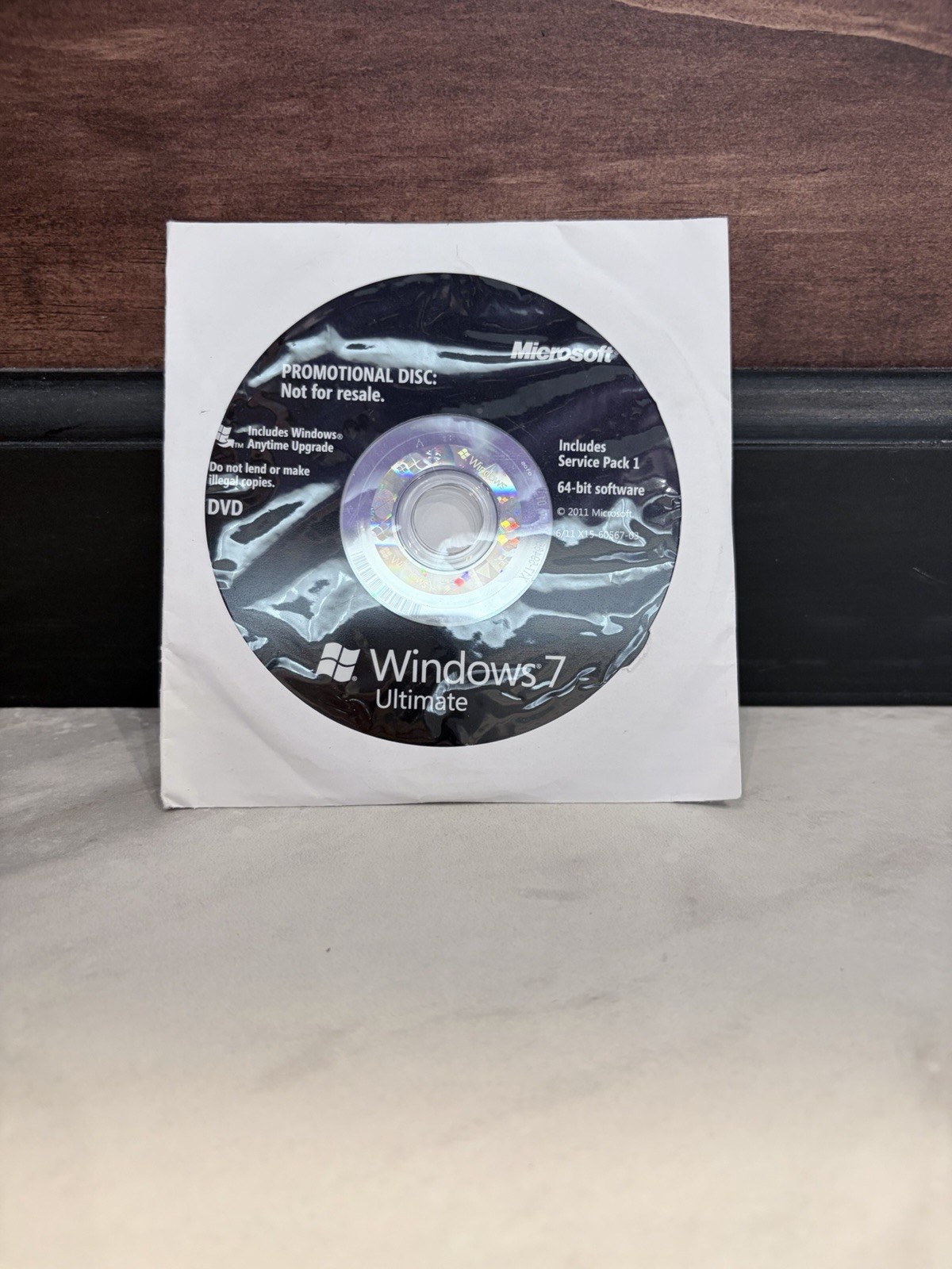 Microsoft Windows 7 Ultimate Promo Edition Dual Disc 32-Bit & 64-Bit w/ Key
