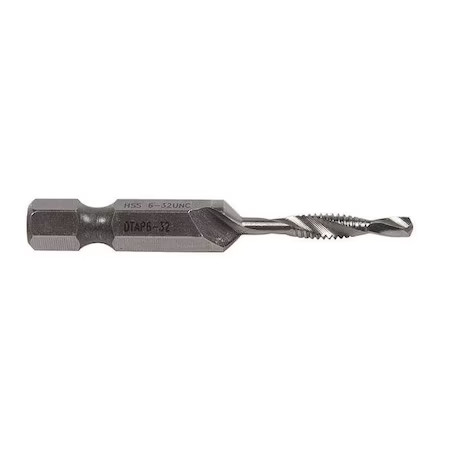 Greenlee Dtap6-32 Drill/Tap Countersink, Hss, 6-32