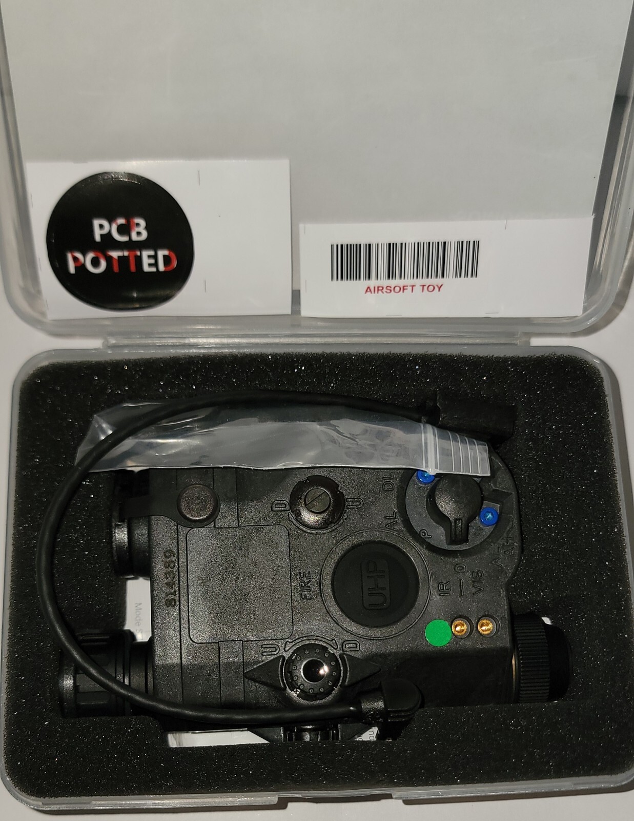 Somogear Peq 15 Black, Potted, Full Power GREEN Vis/IR, Illuminator Newest Model