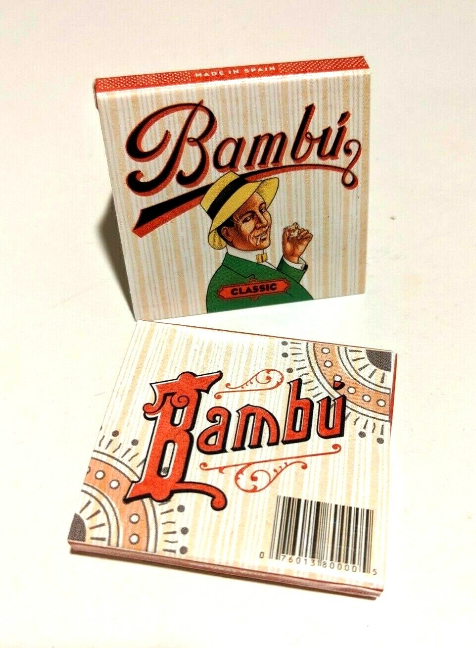 Bambu Regular 1-1/4" Rolling Paper, Pack of 10 Booklets
