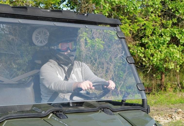 SuperATV Full Windshield for Polaris Ranger 500 / 570 / 800 / 900 / XP 800
