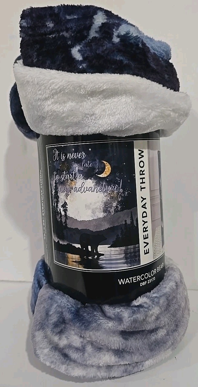 Regal Comfort Throw Watercolor Bear