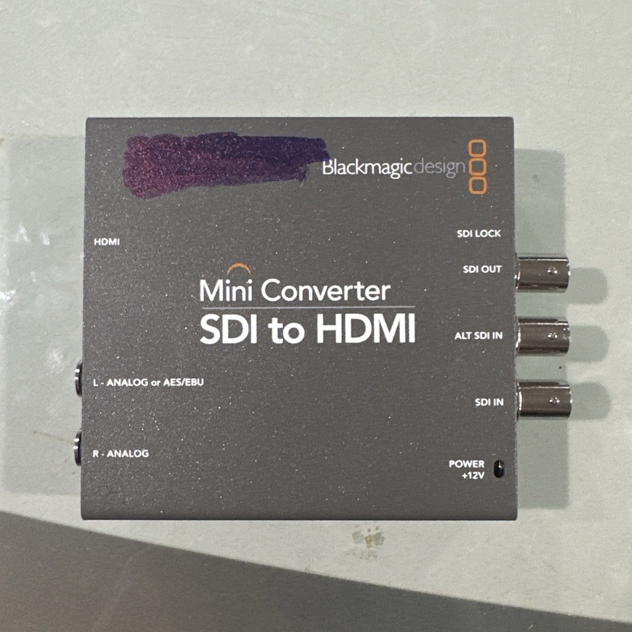 Blackmagic Design Mini Converter SDI to HDMI Only  No Power Supply.