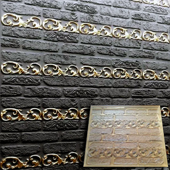Polyurethane stamp Parisian brick 3D Plaster or Concrete Interior and Exterior