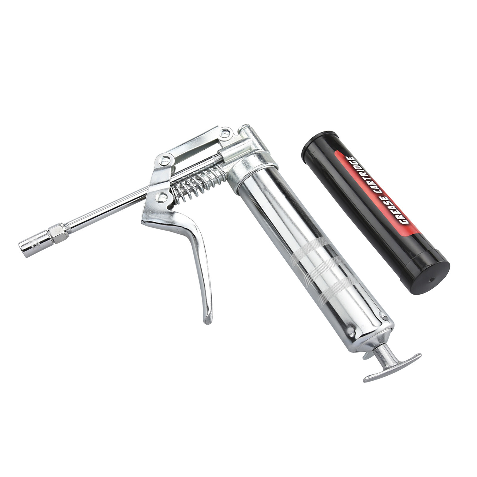 Mini Grease Gun Pistol Grip w/ Refillable 3 oz Lubricating Cartridge 3500 PSI
