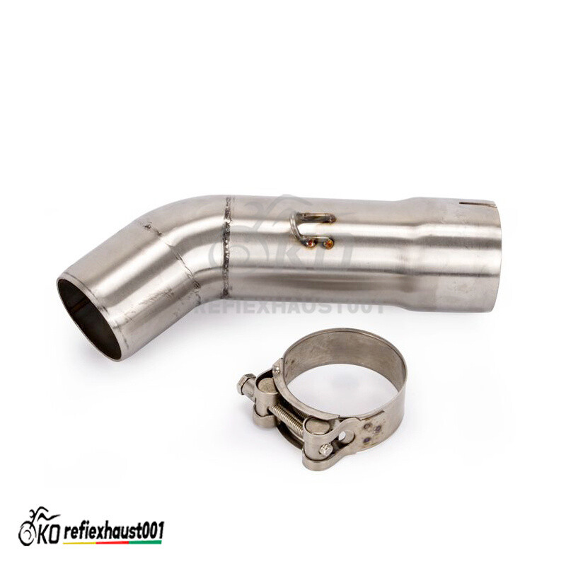 For Yamaha FZ8 FZ8N All Years Motorcycle Exhaust Mid Connect Pipe Slip On 51mm