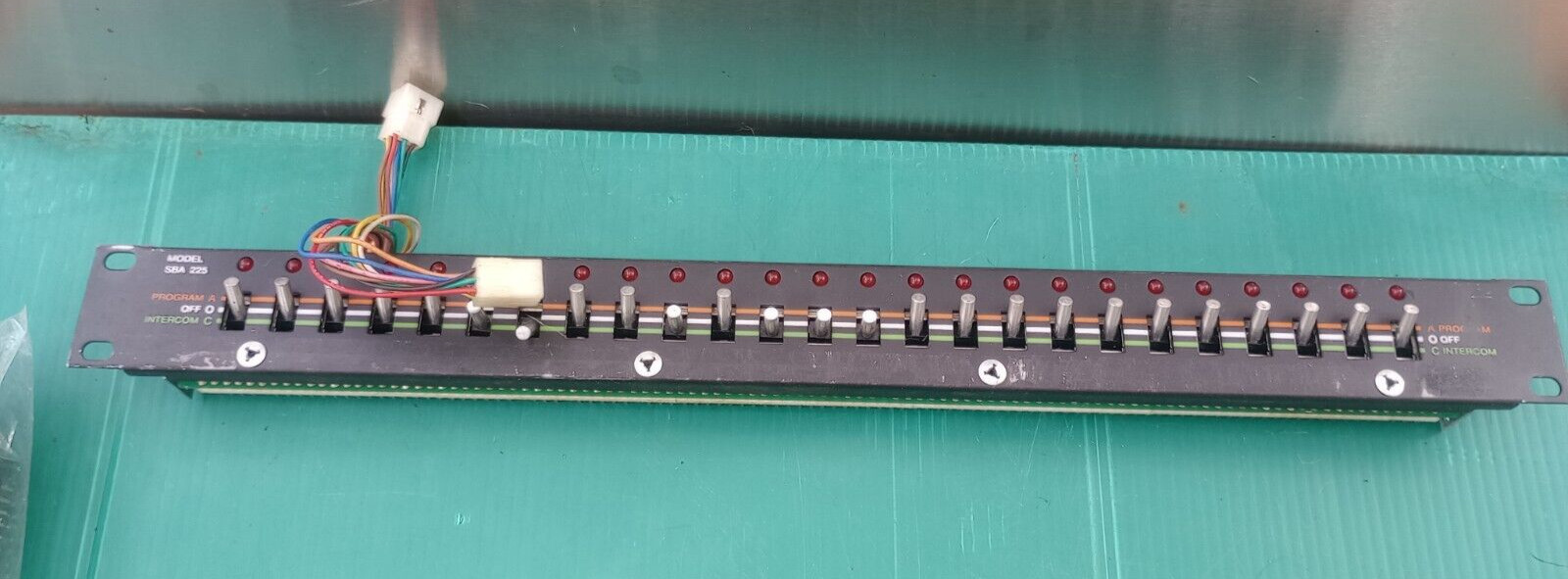 Bogen SBA-225 Intercom System 25-Key Station Selector Switch Panel - used