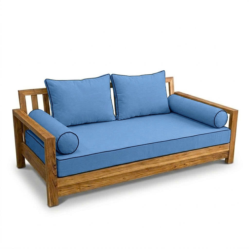 COVER ONLY STYLE 1 Mattress Pillow Daybed Porch Swing Contrast Trim Crib AD102