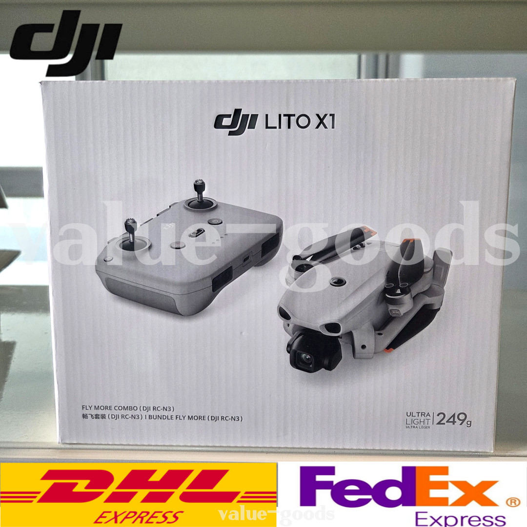 [NEW] DJI Lito X1 Fly More Combo ( 3 Batteries + RC-N3 ) Camera Drone Authentic/