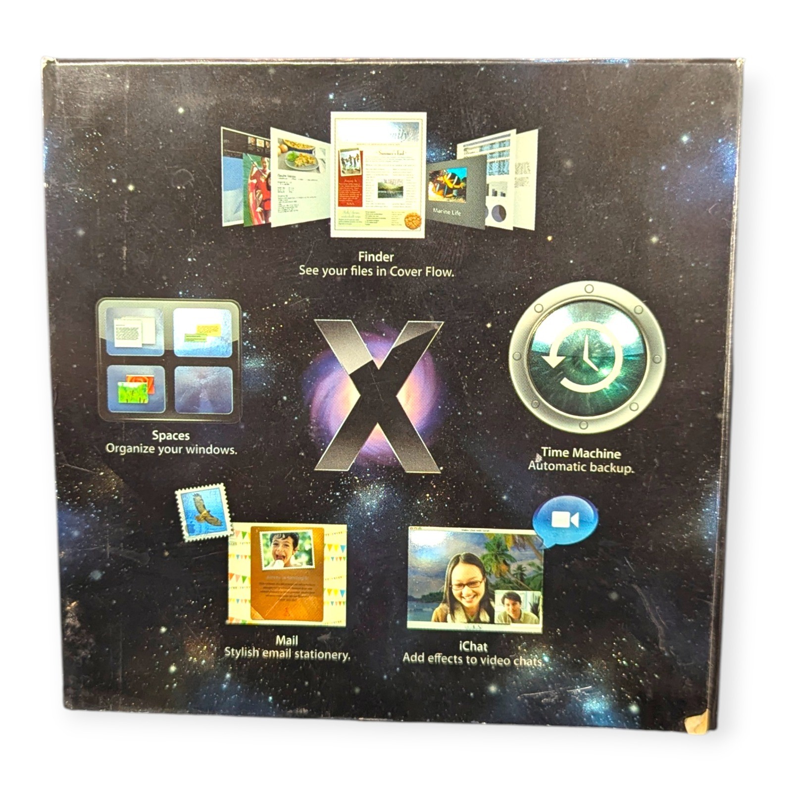 Apple Mac OS X Leopard Version 10.5.1 Install DVD Retail Box MB422Z/A 2007 V