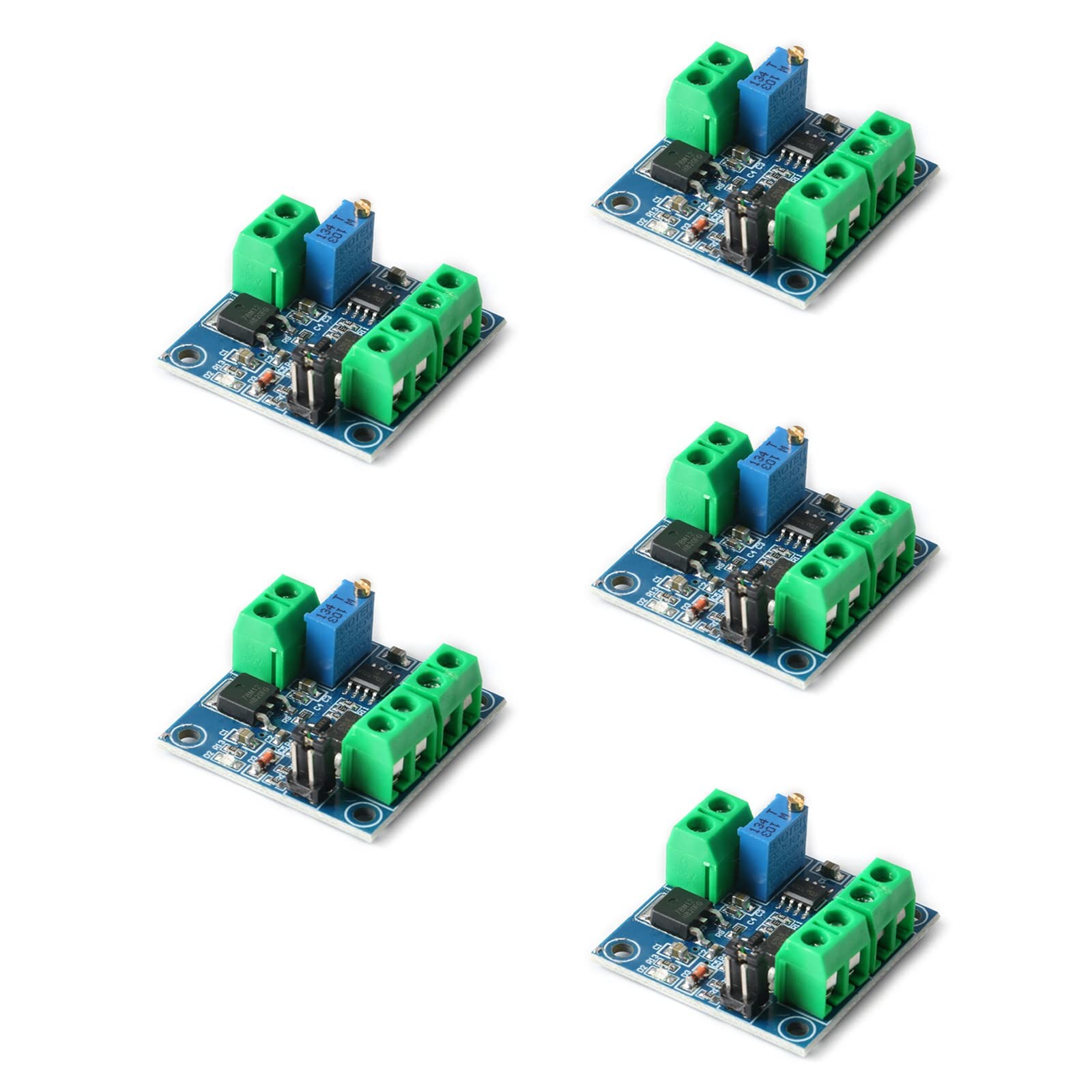 5Pcs PWM to Voltage Module 0%-100 PWM to 0-10V Voltage Signal Converter Volta...