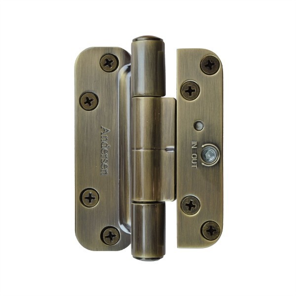 Andersen Frenchwood Patio Door Hinge w/ Screws - Antique Brass Left LH -2578974