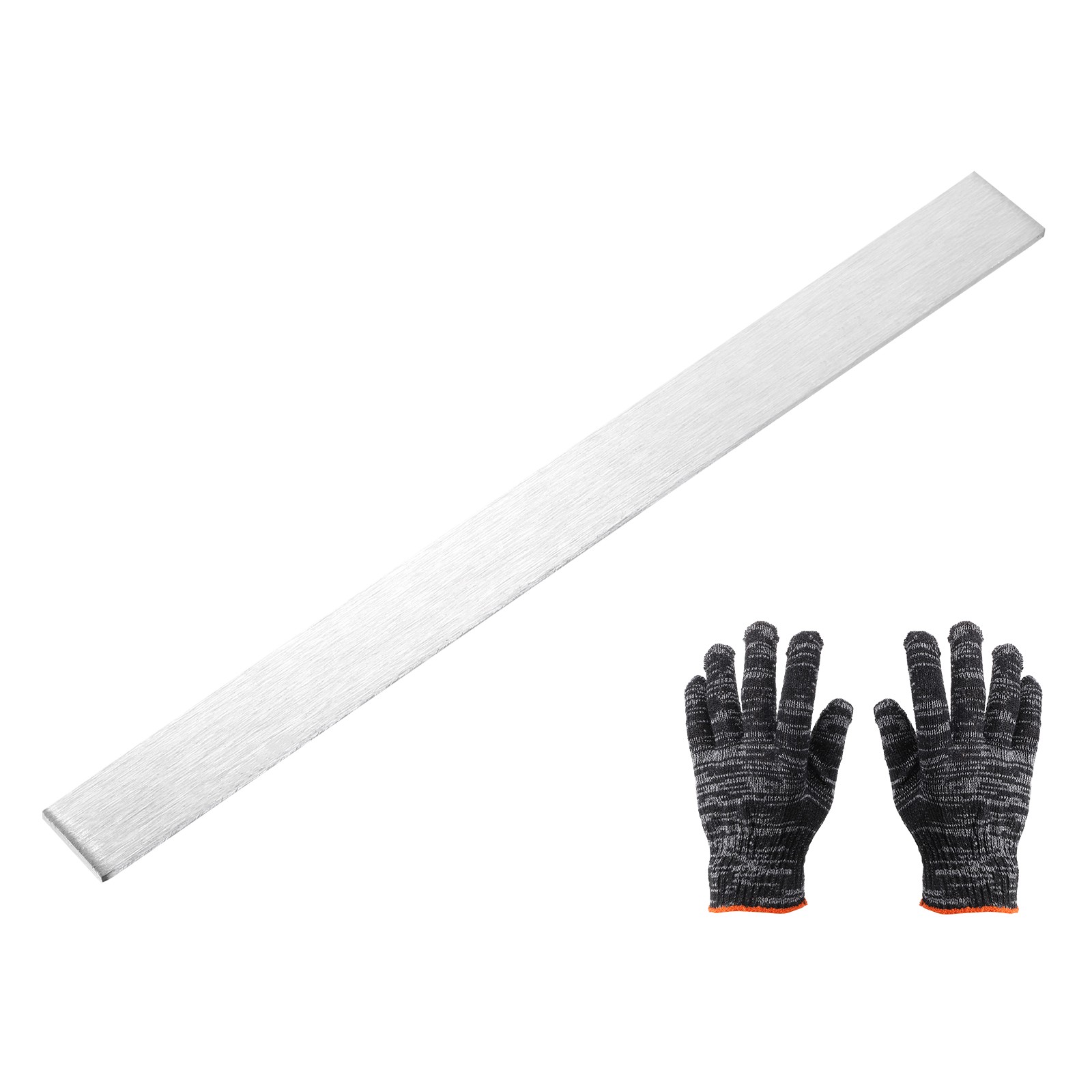 316 Stainless Steel Flat Bar, 1/8"(3mm)T x 13/16"(20mm)W x 9-13/16"(250mm)L