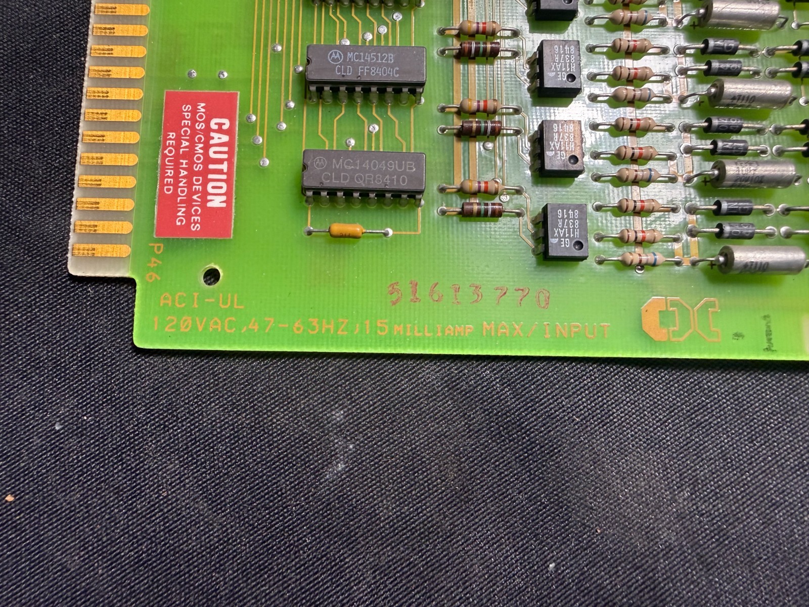 Cincinnati Milacron 3-531-3564A AC Input Module Circuit Board 35313564A