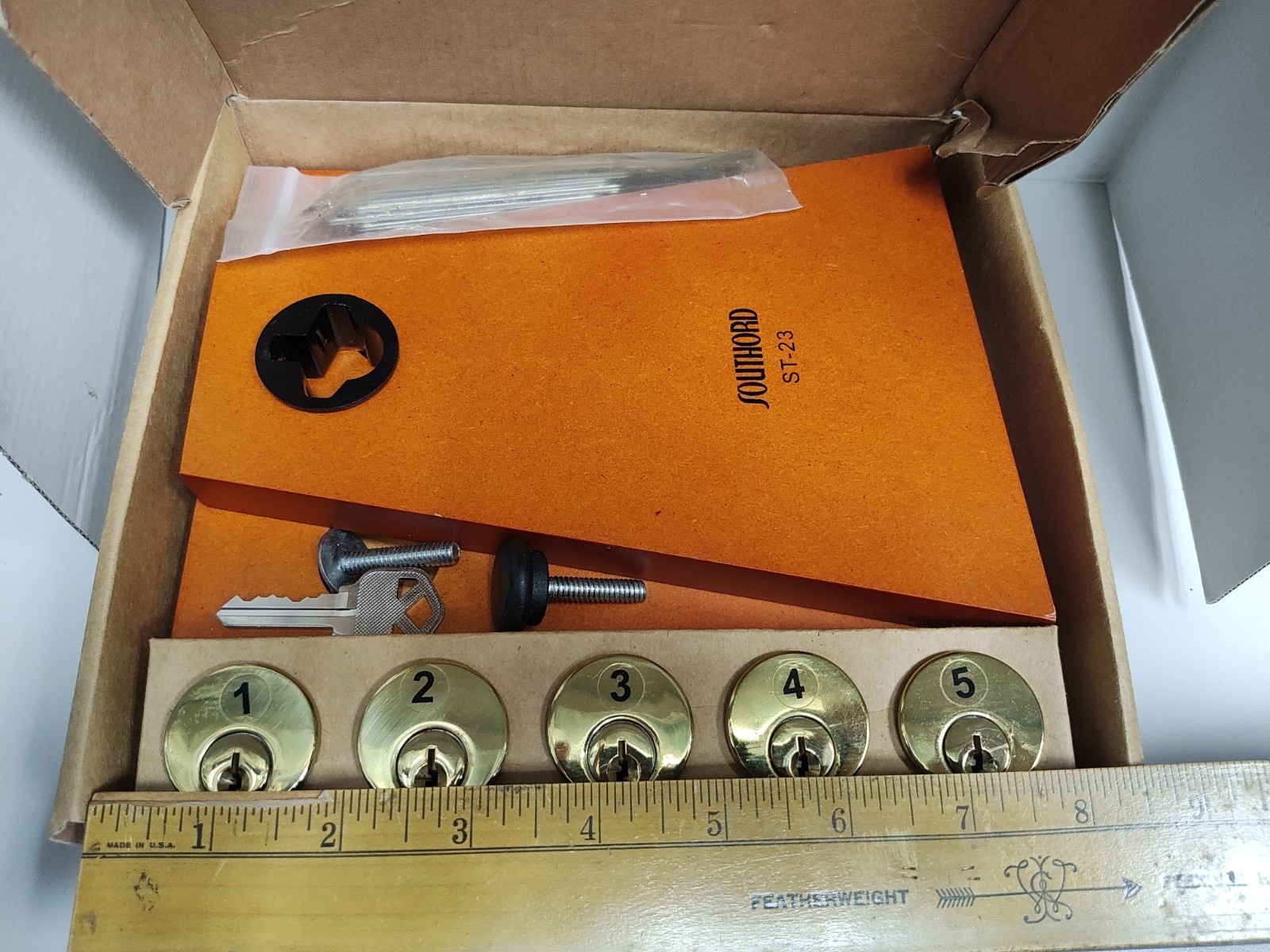 Southord ST-23 Locksmith Practice Lock Kit W Picks & Key