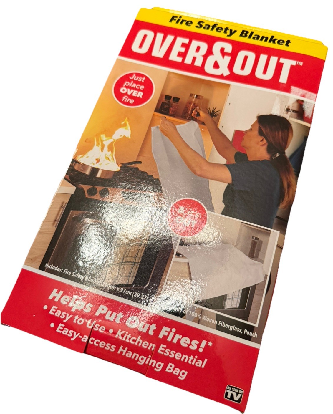 Fire Safety Blanket Over and Out (AS SEEN ON TV)