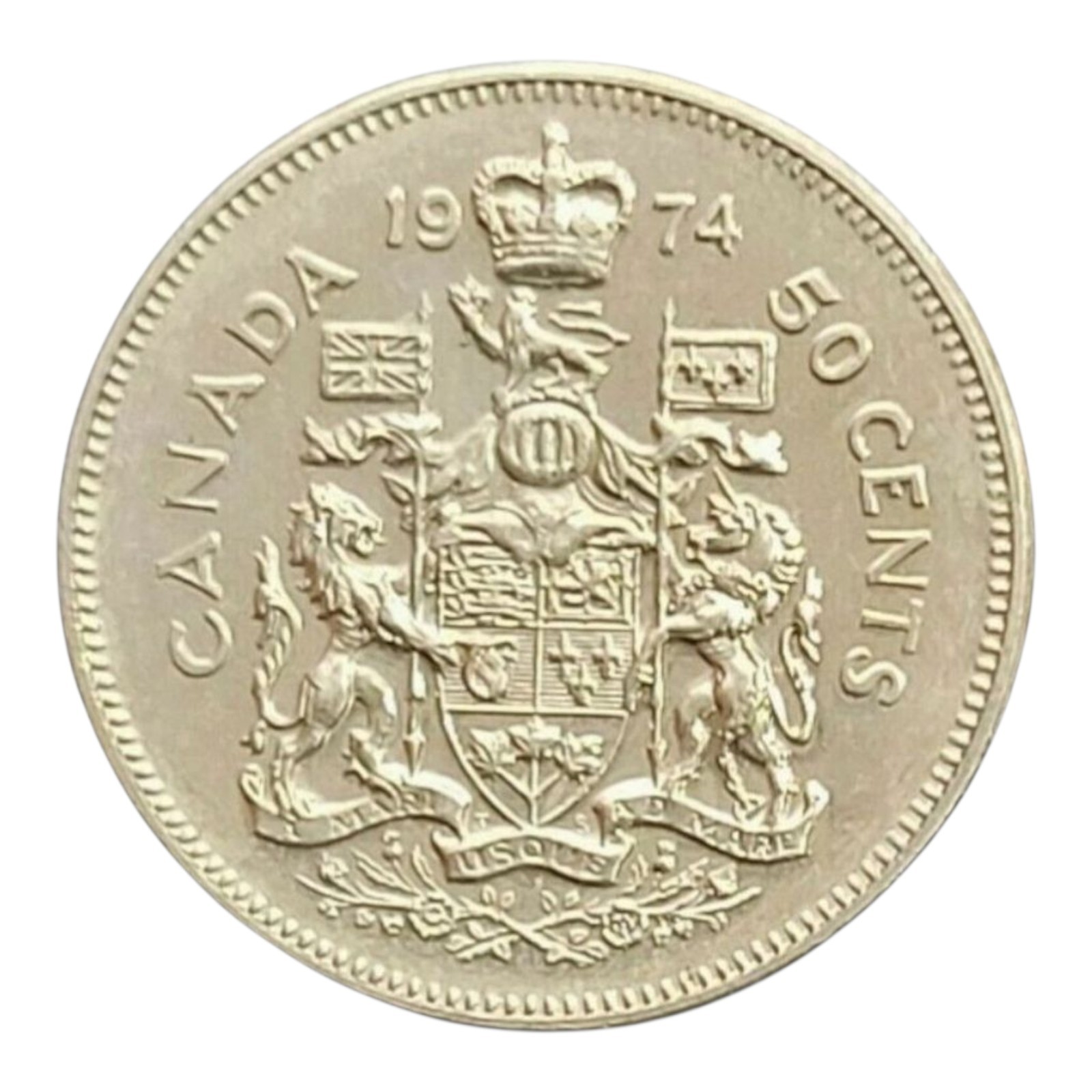 Canada 1974 UNC Uncirculated Fifty Cent Piece!!