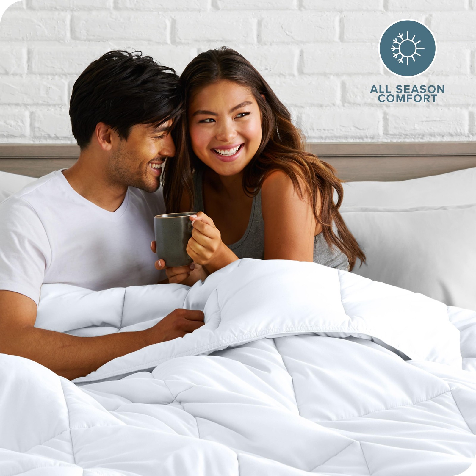 Bare Home Queen Duvet Insert 1800 Series Down Alternative Comforter