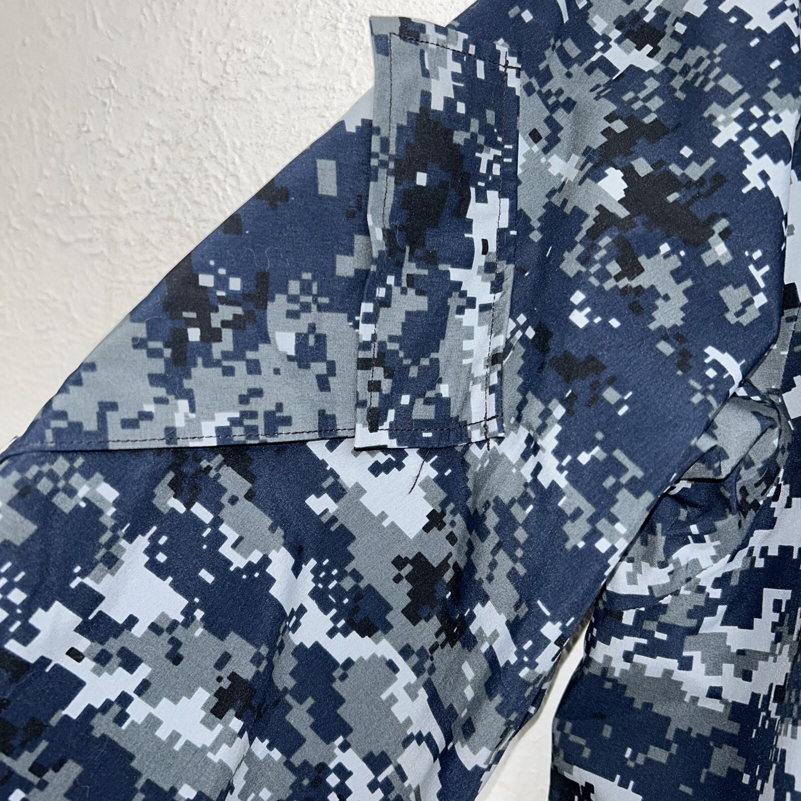 US Navy Working Parka Digital Camo Jacket Size Small X-Long