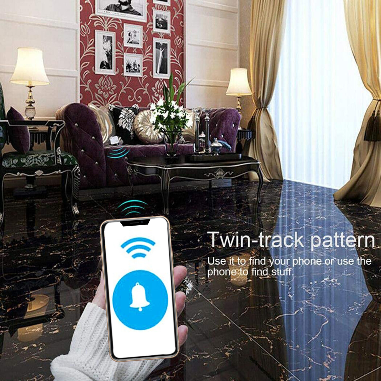 Bluetooth Wireless Anti Lost Tracker Alarm GPS Key Location Finder US