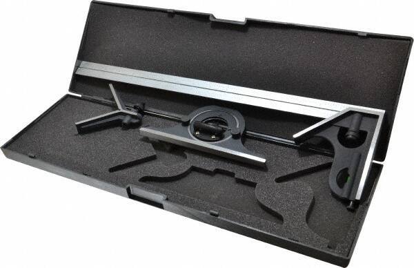 SPI 4 Piece, 18" Combination Square Set 1/16, 1/32, 1/64 & 1/8" (4R) Graduati...