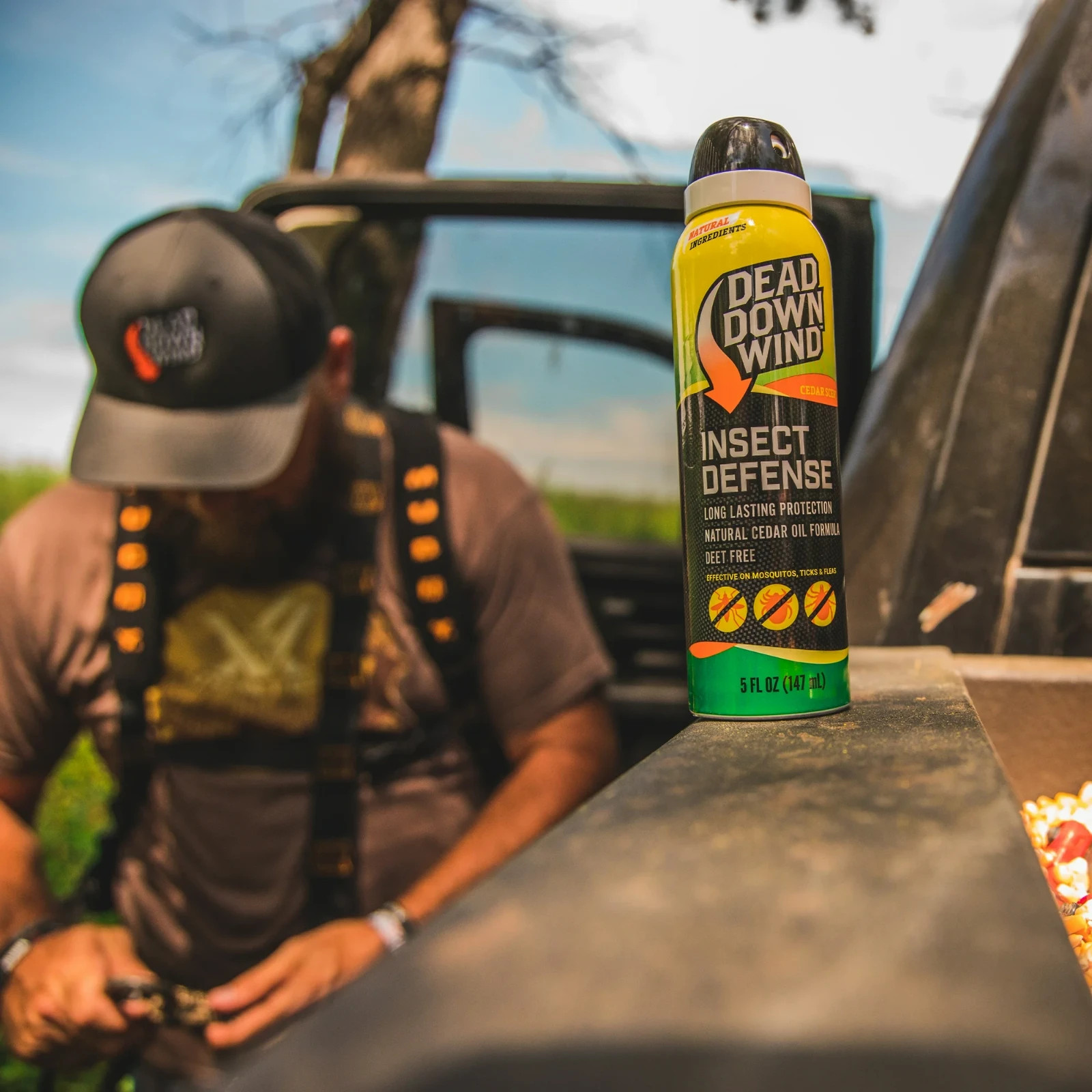 Dead Down Wind Insect Defense Cedar Scent Mosquitoes Ticks Fleas Spray (2 Pack)
