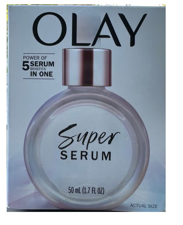 Olay Super Serum - Glow Serum for Face, Anti Aging, 1.7 oz BIGGER SIZE