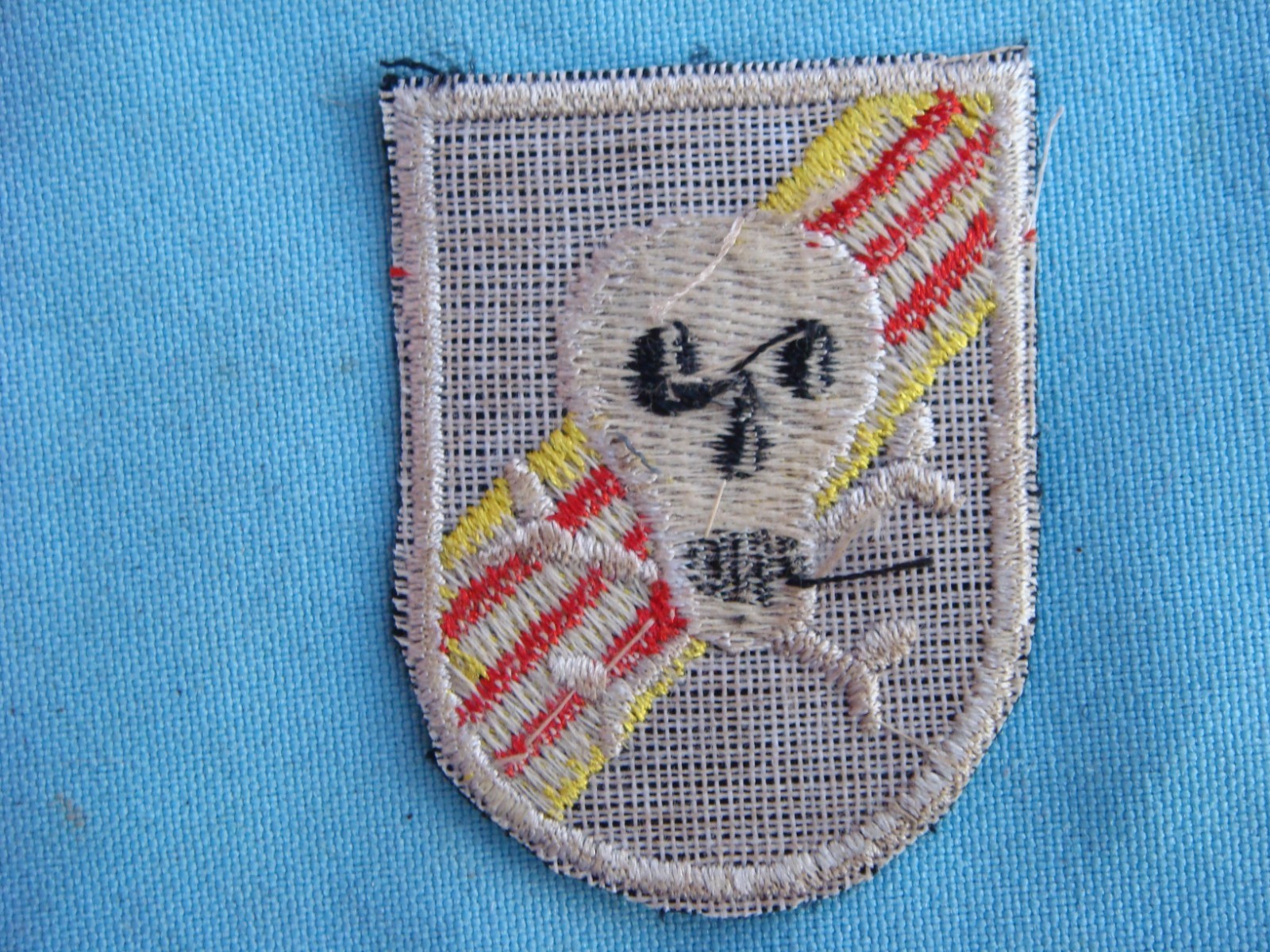 VIETNAM WAR BERET PATCH, US 5th SPECIAL FORCES GRP BRIGHT LIGHT TEAM