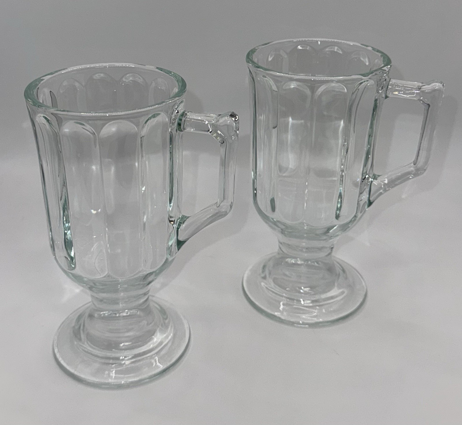 Elegance Irish Coffee Mugs Set of 2, 5.5" tall  Excellent Condition